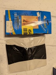 ITA-MED Medium Sheer 18-20 mmHg Compression Knee High, Black, Size Small H-160BL
