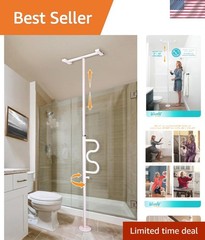 Wonder Pole: Tension-Mounted Safety Rail for Seniors – 84″ High, 300 lb Support