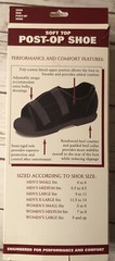 OTC Professional Orthopedic Post-Op Shoe Soft Top 2096/Medium New