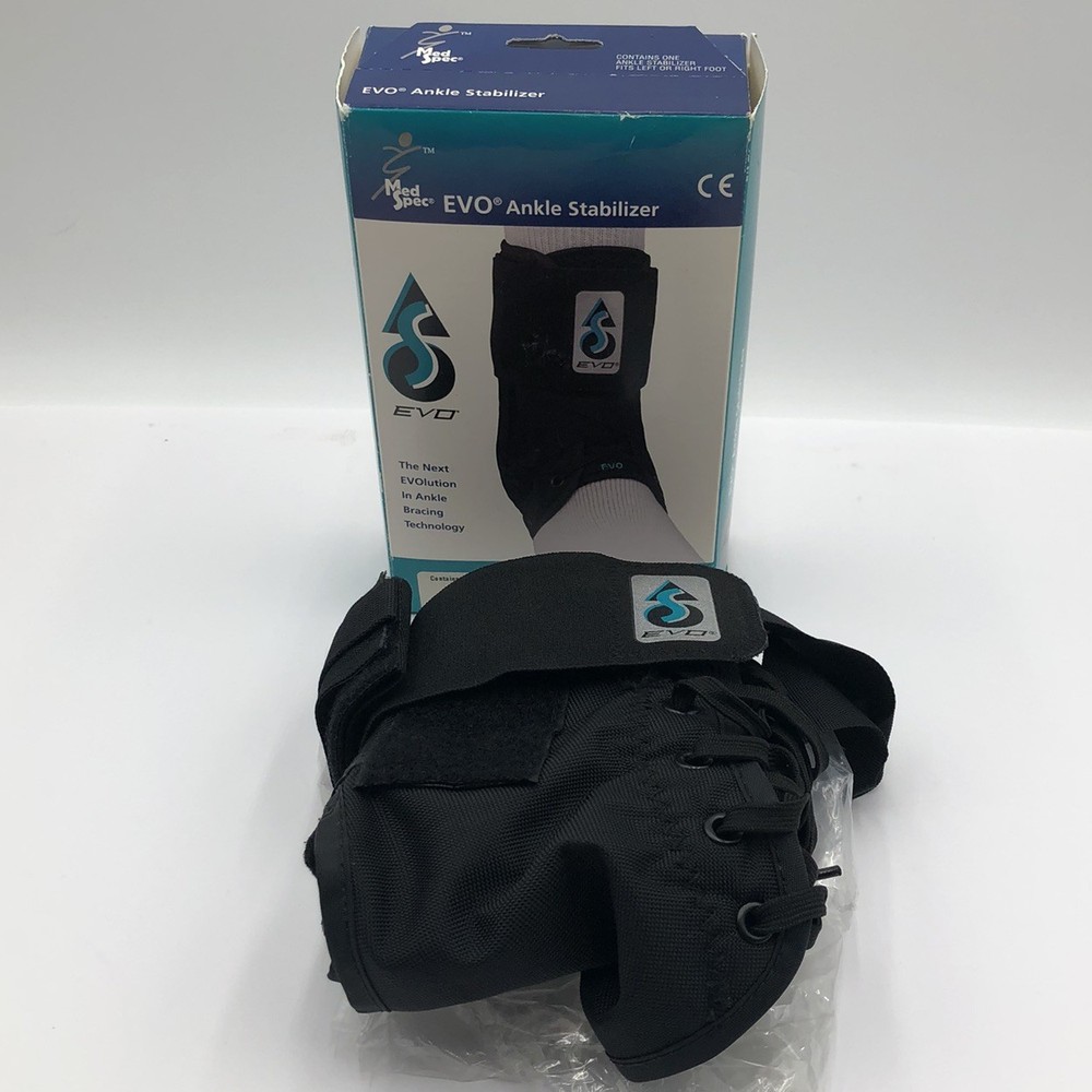 Med Spec Ankle Stabilizer Orthosis EVO Large 264095 Ankle Stabilizer Open Box