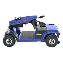 4 Wheel Mobility Scooter 800W All Terrain Electric Scooter Swivel Seat Blue NEW