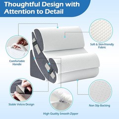 Ahpmeoa 6PCS Wedge Pillow Set for After Surgery, Orthopedic Bed Wedge Pillow