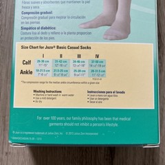 Juzo Compression Socks 4700 AD Size II Black 14-20mg Knee High Basic Casual NEW