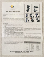 NEW 2 Dr Medical DRMS Knee Braces Size Small Left & Right The Dual OA Reliever