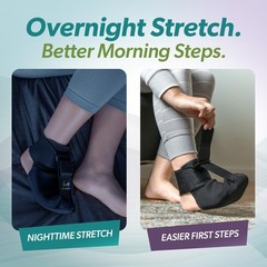 BraceAbility Plantar Fasciitis Large (Men’s 12-15.5 / Women’s 13), Black