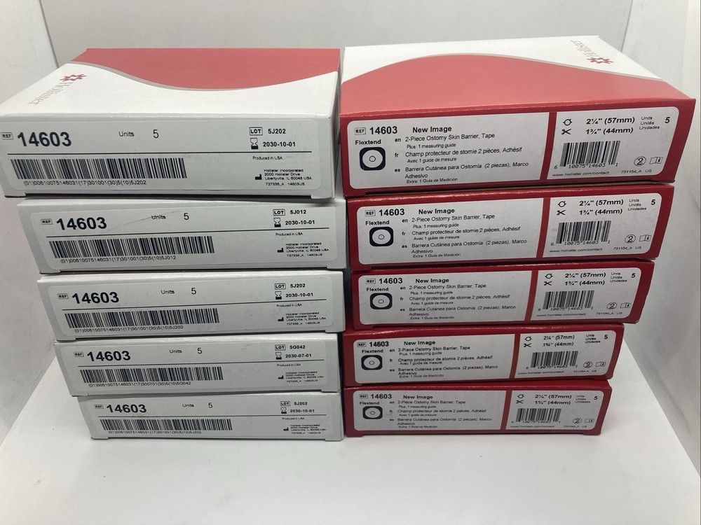 Hollister New Image 14603 2-Piece Skin Barrier (10 Boxes) – New Exp. 2030