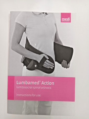 Compression Back Brace – Medi Lumbamed Action -Low- Adjustable Back Support -NIB