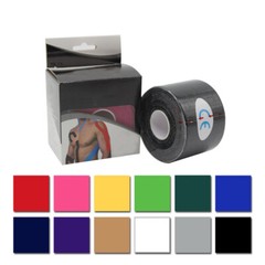 US 2 Pcs Cotton Elastic Kinesiology Therapeutic Athletic Latex Free Sport Tape
