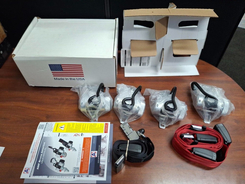 K530217-1010HL Protektor 2.0 Silver Series Wheelchair Tie down Kit-Lap/Shoulder