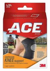Ace Compression Knee Support Soft Neoprene Blend Panel Large Extra Large 1 ct