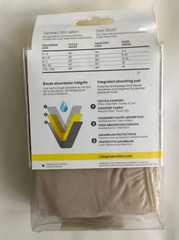 Viita Underwear Bladder Leakage Washable Hipster Light Absorb S beige nude NEW