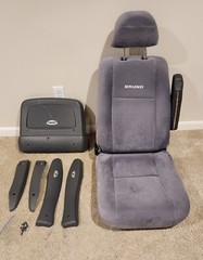 Bruno Turny Orbit 300 Passenger Seat Gray with Trim Pieces