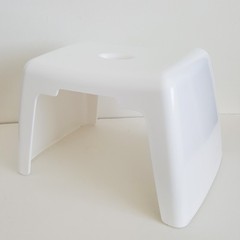 Ergonomic Reliable Rectangular Shower Anti-slip StoolChair leave in the Bathtub