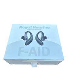 Royal Hearing , Hearing Aids for Seniors with Bluetooth F-AID Brown With Case