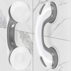 12 Inch Shower Grab Bars for Bathroom with Strong Suction Cup Safety Rail