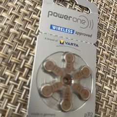 Varta Powerone P312 Hearing Aid Batteries 6pcs