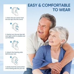 Hearing Aids For Seniors Rechargeable Bluetooth With App Hearing Test Music