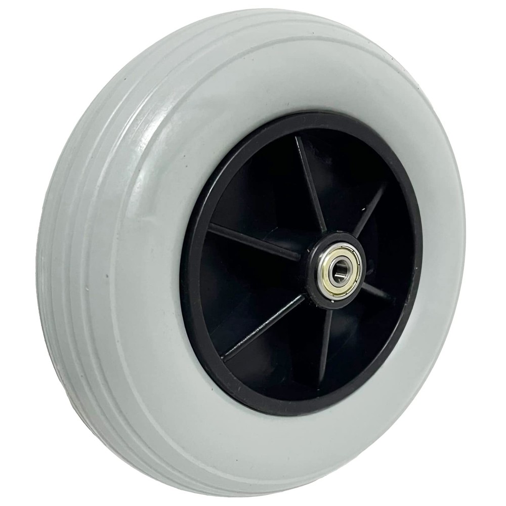 Solid Rubber Caster Wheel 8×2 Inch Wheelchair Powerchair Replacement
