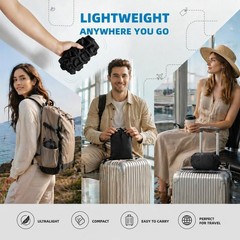 Inflatable Seat Cushion with Press-to-Inflate Design, Airplane Seat Cushion
