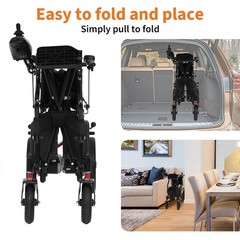 Quelith Lightweight Electric Wheelchair Foldable Power Chair for Adults Hot