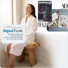 18″ Asia Teak Shower Bench – Durable Water Resistant Shower Chair