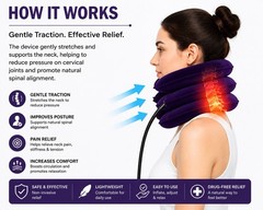Cervical Traction Device (Purple)