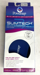 Powerstep Slimtech 3/4 Length Orthotic Shoe Insole Arch Support Size F Unisex