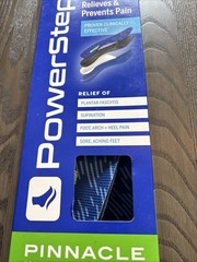 Powerstep Full Length Orthotics Pinnacle High Arch Women 8-8.5/men 6-6.5 C