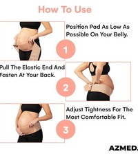 AZMED Maternity Belly Band for Pregnant Women Pregnancy Belly Support Band