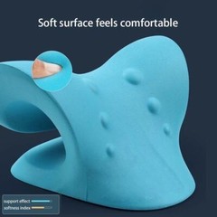 Neck Shoulder Stretcher Relaxer Cervical Chiropractic Traction Device Pillow
