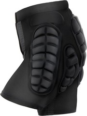 Adult Black Impact-Resistant Hip Protection Shorts for Snowboard Ski Skate