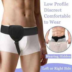 Men Inguinal Hernia Belt Post Surgery Support Truss Groin Adjustable Straps Band
