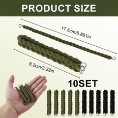 Elastic Boot Straps Pack – Reinforced Metal Hook Bands for Outdoor Field Service