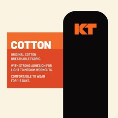 Cotton Kinesiology Tape: 20 Precut Strips, Hypoallergenic, Long-Lasting