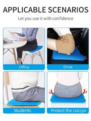 Honeycomb Gel Seat Cushion 2.5 cm Thick | Mesh Cooling, Orthopedic Support