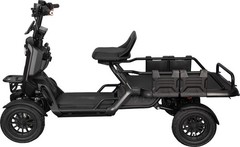 Heavy Duty 4-Wheel Electric Mobility Scooter for Adults w/Cargo Platform 1000W