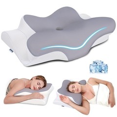 Missleep Cervical Neck Pillow – Memory Foam for Neck Pain Relief