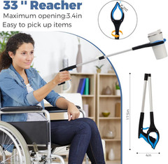 6 PC Hip Replacement Recovery Kit for Elderly and Knee Back Surgery Patients wit