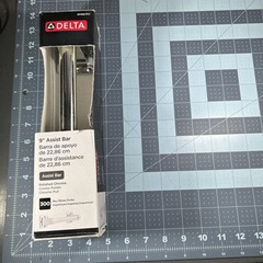 DELTA 9″ Assist Bar NEW Metal Polished Chrome ~300 LB~ Fixture Mobility Mount