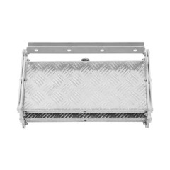 Aluminum Alloy Scissor Stairs Foldable Step Ladder 2 Steps Ladder for RV/Camper