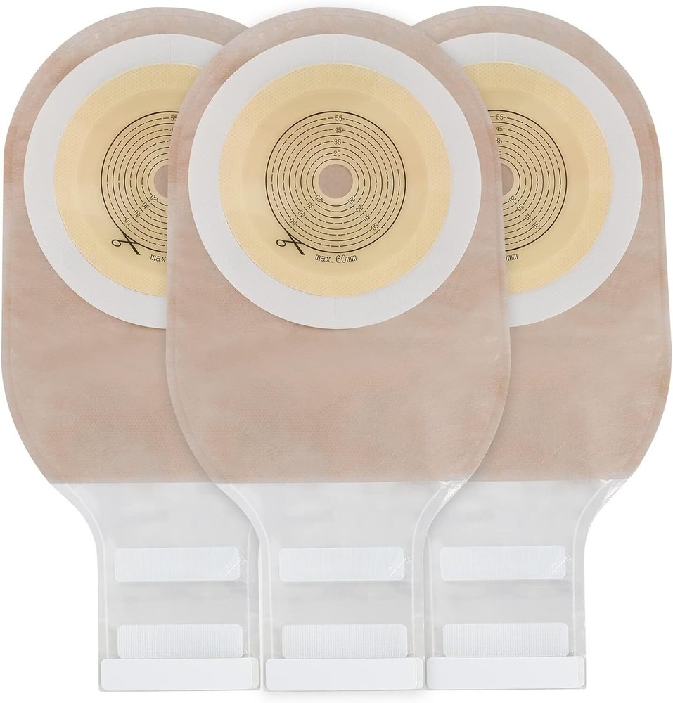 20 Bolsas De Colostomia, Suministros De Ostomia, Bolsa De Ostomia Drenable D…
