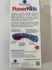 PowerStep PowerKids 3/4 Length Pediatric Orthotic Shoe Insoles Toddler 11.5-12.5