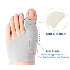 2 Pcs Toe Separator Bunion Corrector Hallux Bone Straightener Pedicure Tools