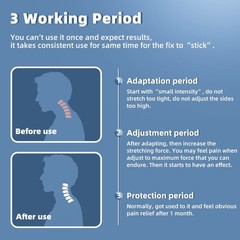 Cervical Neck Traction Device with Electric Pump – Adjustable Pain Relief Stretc
