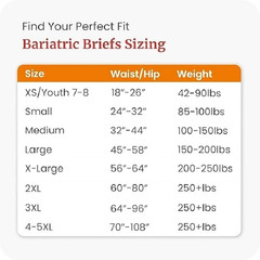 Tranquility Air-Plus Bariatric Briefs, 3XL Maximum, 8 Count, 64-96″ 163-244CM