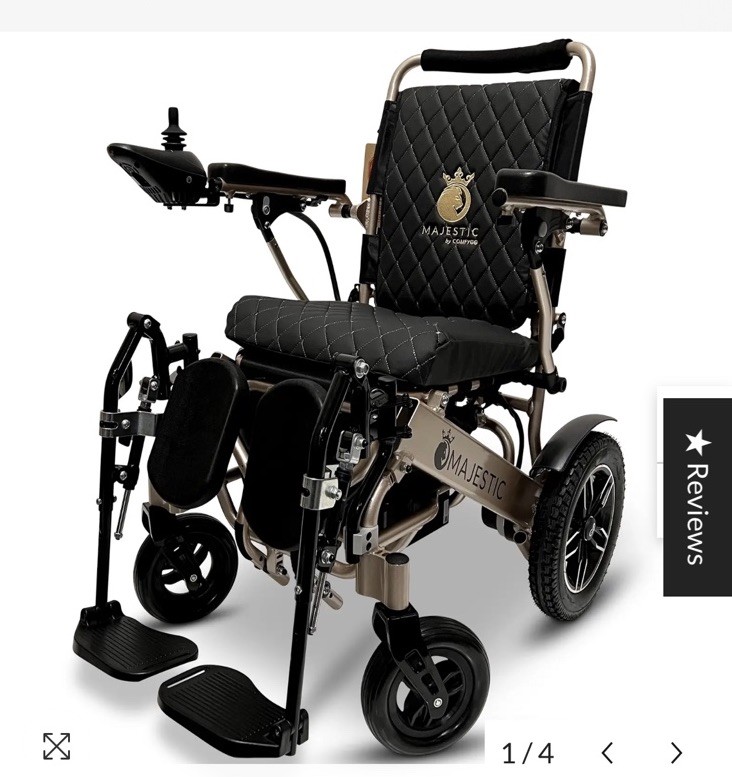 Brand New! ComfyGo Mobility IQ-9000/IQ-8000 (1349#) Adjustable LEG RESTS (PAIR)
