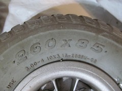 Wheels and Tires From Shoprider Streamer Wheelchair