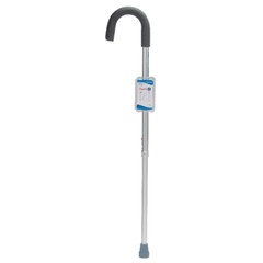Hospital Grade Lightweight Round Handle Cane, Anodized Aluminum 250 lb