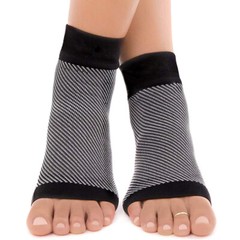2Pairs Foot Ankle Compression Sleeve Anti Fatigue Heel Arch Pain Relief Socks