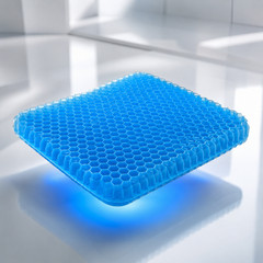 Gel Seat Cushion Honeycomb Cooling Orthopedic Chair Pad for Office CarWheelchair